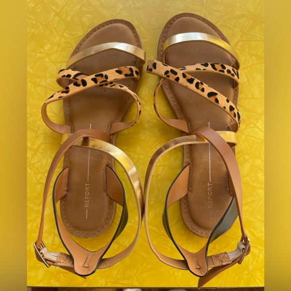 Only worn once! Gladiator cheetah print sandal from ModCloth! - Picture 3 of 7